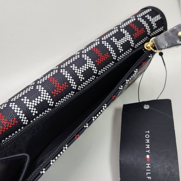 Tommy Hilfiger Leather Trim Wallet, Navy Blue - New with Tags - Picture 6 of 9